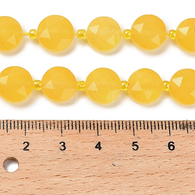Dyed Natural White Jade Beads Strands G-C116-A181-01A-1