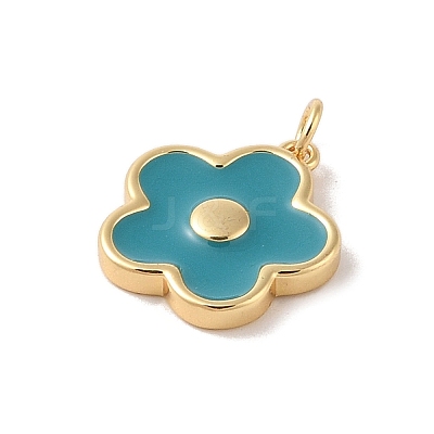 Rack Plating Brass Enamel Pendants KK-Z047-02-RS-1