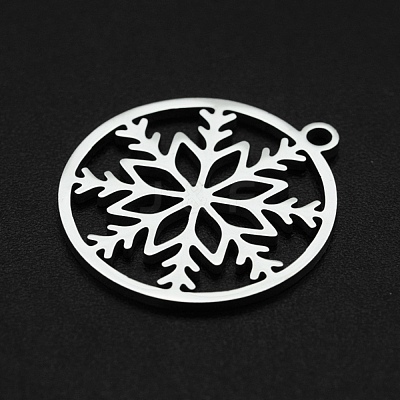 Non-Tarnish Christmas 201 Stainless Steel Pendants STAS-R111-JA693-1