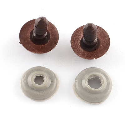 Craft Plastic Doll Eyes Stuffed Toy Eyes X-DIY-R039-16mm-1