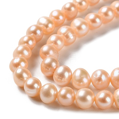 Natural Cultured Freshwater Pearl Beads Strands PEAR-E018-27-1