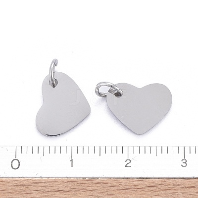 Tarnish Resistant 201 Stainless Steel Stamping Blank Tag Charms STAS-S105-T618-1-1