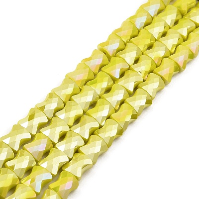 AB Color Plate Glass Beads Strands EGLA-P051-06A-B-1