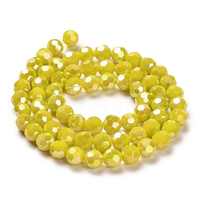 Opaque Glass Beads Stands LS-EGLA-A035-P8mm-B04-1
