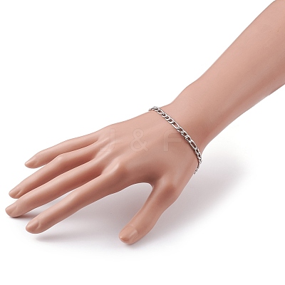 Tarnish Resistant Men's 304 Stainless Steel Figaro Chains BJEW-JB05841-02-1