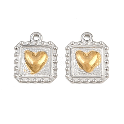 Valentine's Day 304 Stainless Steel Pendants STAS-F366-05GP-1