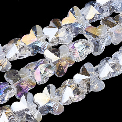 Electroplate Glass Beads EGLA-Q091-10mm-B19-1