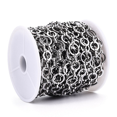 Tarnish Resistant 661 Stainless Steel Mother-son Chains X-CHS-T005-03P-1
