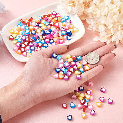 Opaque Acrylic Beads OACR-BT0001-01-1