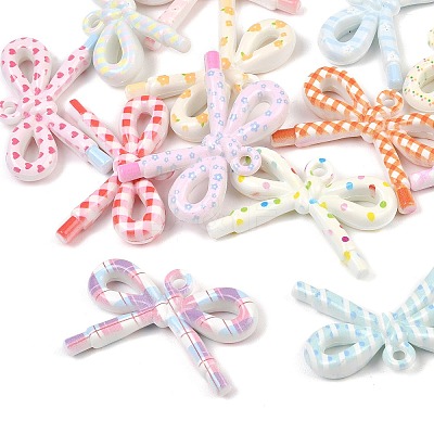 Printed Plastic Pendants KY-P023-01A-M-1