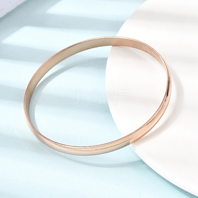 304 Stainless Steel Plain Bangles for Women Men BJEW-Z167-01M-03-1