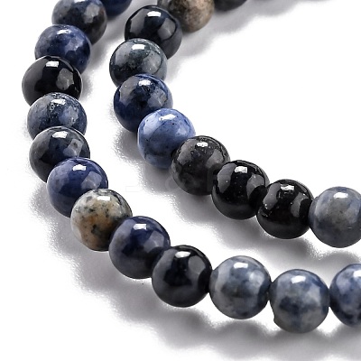 Natural Dumortierite Quartz Beads Strands G-L574-07A-1