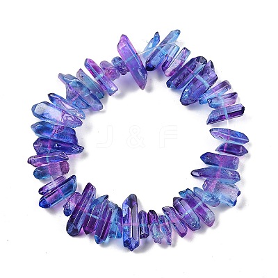 Natural Dyed Quartz Beads Strands G-G791-14Q-1