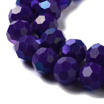 Opaque Glass Beads Strands EGLA-A035-P10mm-L09-1