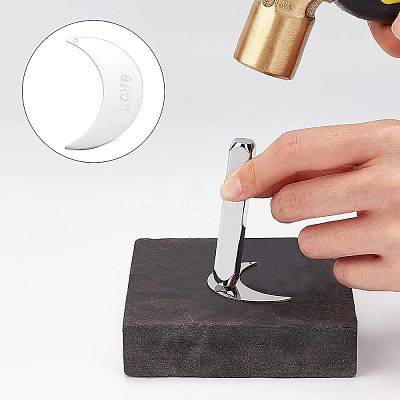 201 Stainless Steel Pendants STAS-FH0001-28P-1