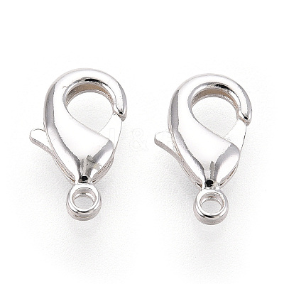 Brass Lobster Claw Clasps KK-YW0004-01B-S-1