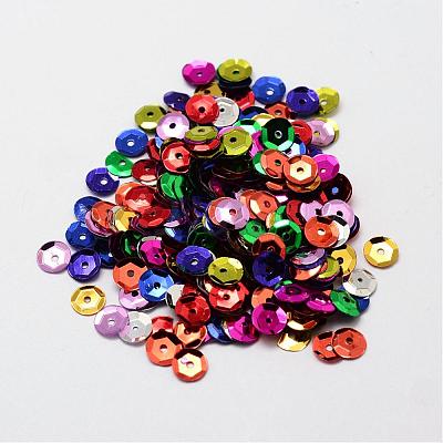 Plastic Paillette Beads PVC-A001-4mm-M-1