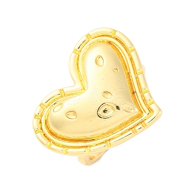 Brass Cuff Rings for Women RJEW-U047-35G-1