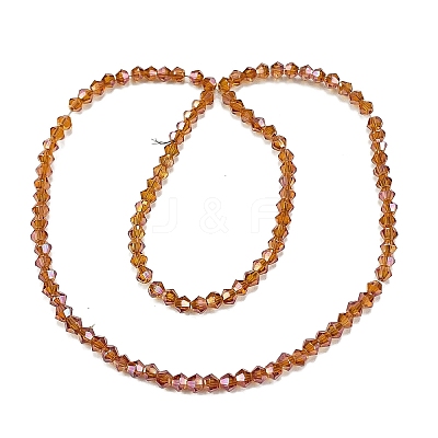 Transparent Electroplate Glass Beads Strands EGLA-A039-T3mm-UA09-1