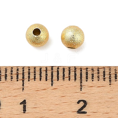 Round Brass Beads KK-A276-01A-G-1