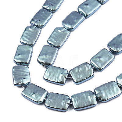 ABS Plastic Imitation Pearl Beads Strands KY-N015-07-A02-1