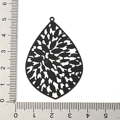 Spray Printed 430 Stainless Steel Pendants STAS-P359-01I-1