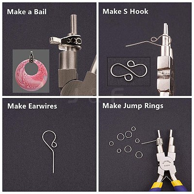 DIY Wire Wrapped Jewelry Making Kits PT-BC0001-48A-1