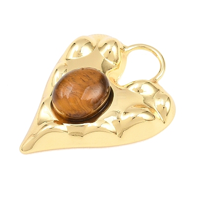 Natural Tiger Eye Pendants GG-G001-02G-02-1