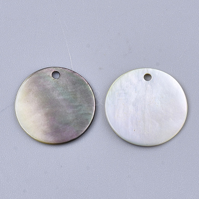 Black Lip Shell Pendants SSHEL-S251-36B-1