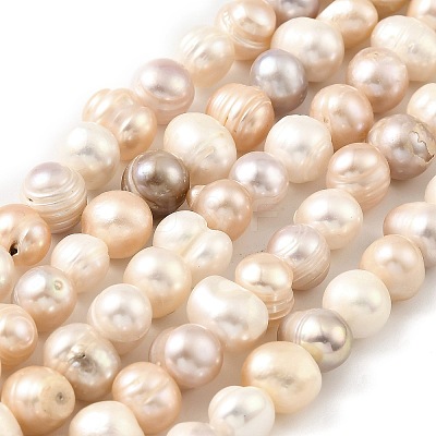 Natural Cultured Freshwater Pearl Beads Strands PEAR-B004-13A-01A-1