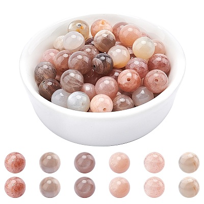 Natural Sunstone Beads Strands G-AR0001-76-1