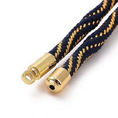 Nylon Cord Silder Bracelets MAK-C003-03G-25-1