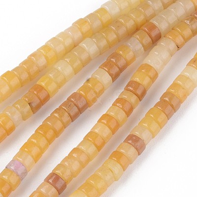 Natural Topaz Jade Beads Strands G-L528-07-1