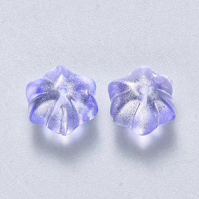 Transparent Spray Painted Glass Beads GLAA-S190-005A-01-1