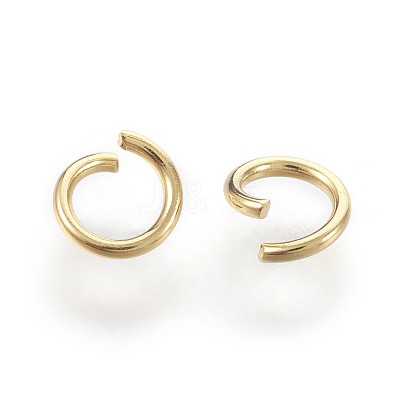 304 Stainless Steel Open Jump Rings X-STAS-P221-21A-G-1