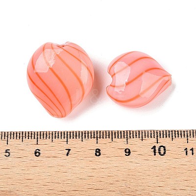 Transparent Handmade Blown Glass Globe Beads GLAA-T012-42A-1