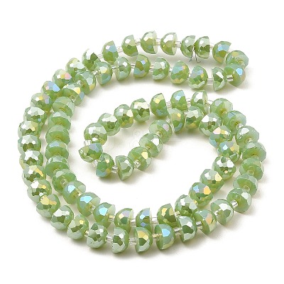 AB Color Plate Glass Beads Strands EGLA-P051-02A-A01-1