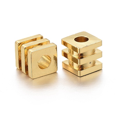 Brass Spacer Beads KK-K249-02D-G-1