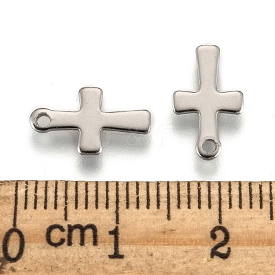 Tarnish Resistant Cross Stainless Steel Charms Pendants X-STAS-Q168-07-1