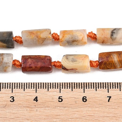 Natural Crazy Agate Beads Strands G-A314-A04-01-1