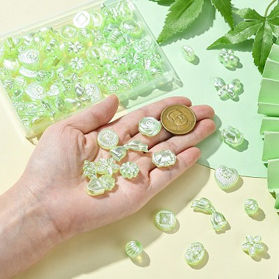 100Pcs 20 Styles Acrylic Beads FIND-CJ0002-75-1