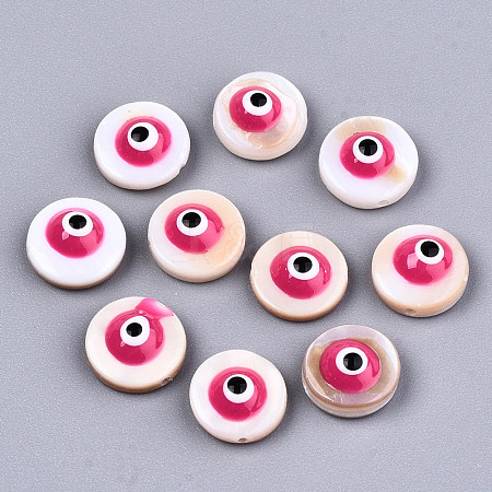 Natural Freshwater Shell Beads SHEL-T018-10C-1