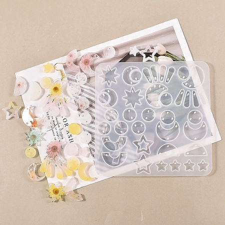 DIY Silicone Pendant Molds LS-DIY-G079-12B-1
