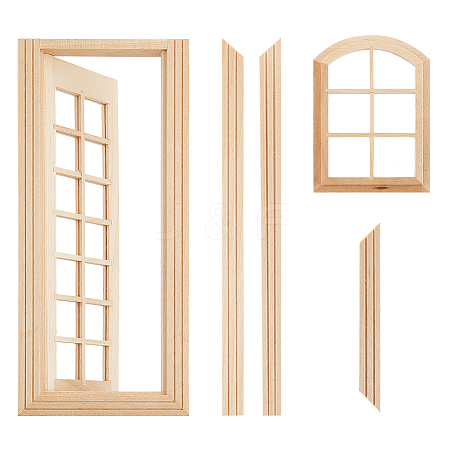 1 Set Mini Door Display Decoration DIY-FH0005-07-1