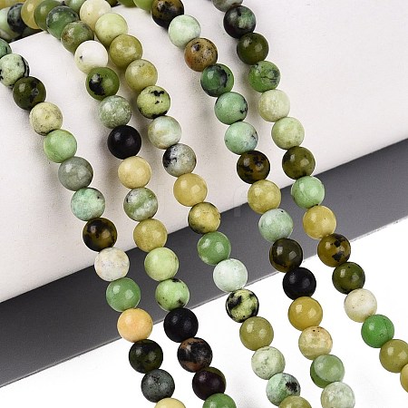 Natural Serpentine Beads Strands G-Q616-07A-1