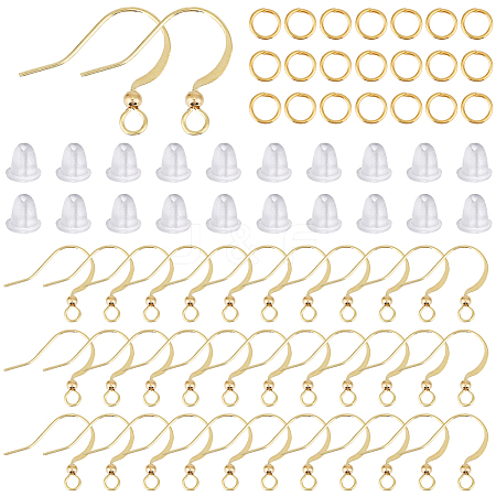 300Pcs Brass Earring Wire KK-SC0004-84G-1