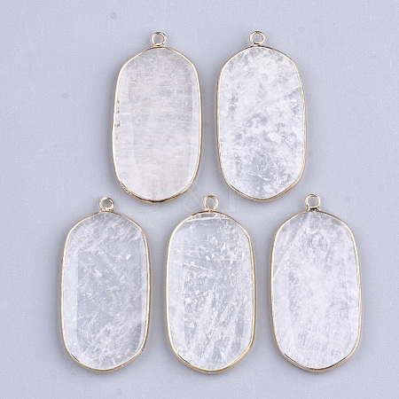 Natural Quartz Crystal Pendants G-S344-18E-1