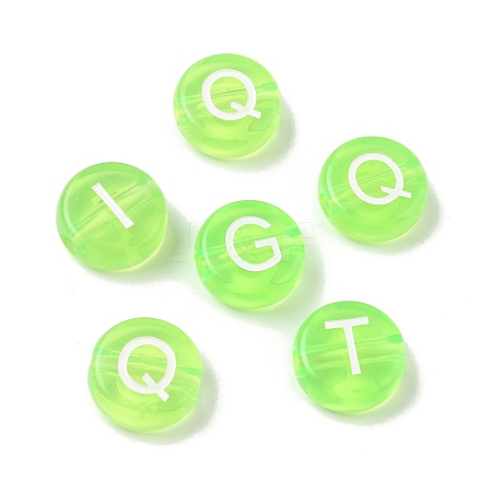 Transparent Acrylic European Beads MACR-K365-02B-04-1