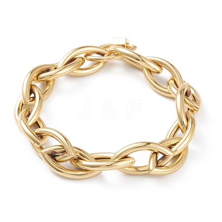 Iron Cable Chain Bracelets BJEW-JB05758-1