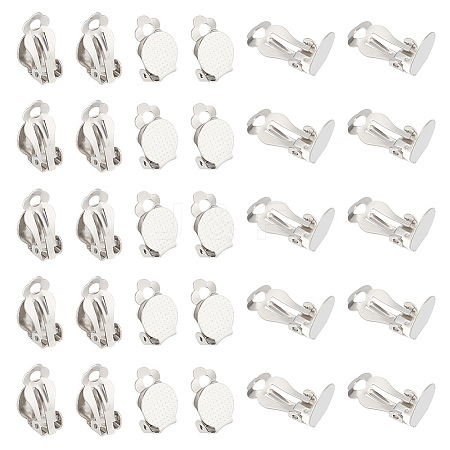 Unicraftale 304 Stainless Steel Clip-on Earring Findings STAS-UN0018-16P-1